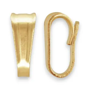 🆕🔗 Tapered Bail (Small) in 14ct Yellow Gold Filled