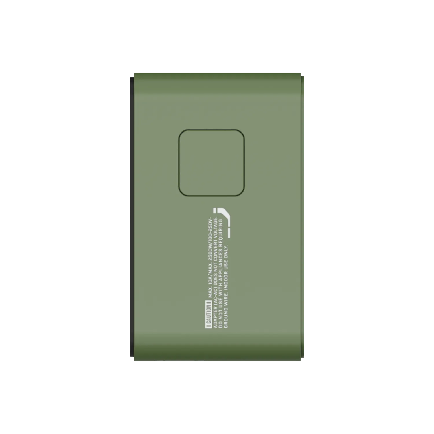 1-World  3-Port Travel GaN Charger With Built-in USB-C Cable 70W
