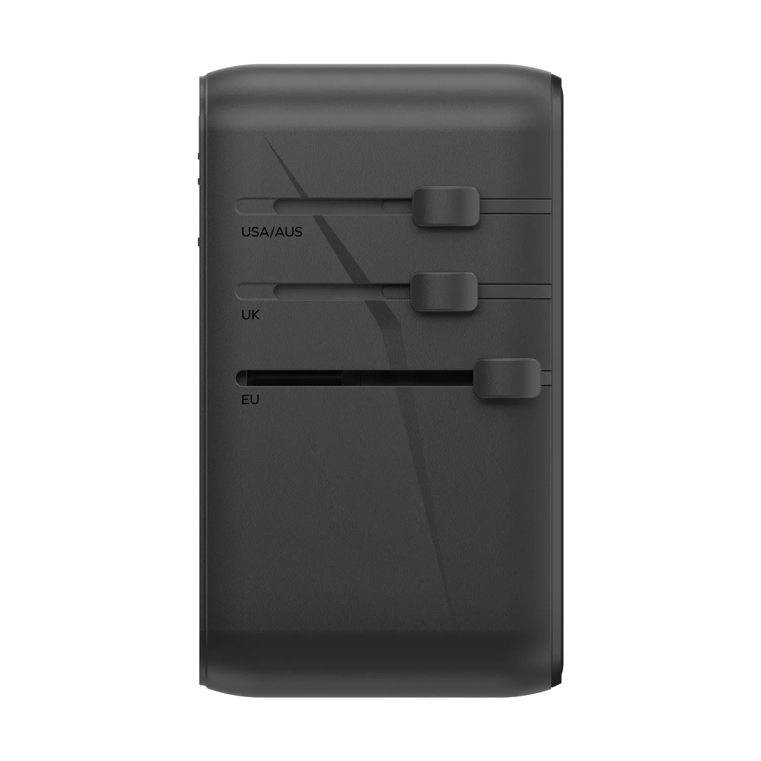 1-World Universal 4-Port Travel GaN Charger 140W   USB-C Cable