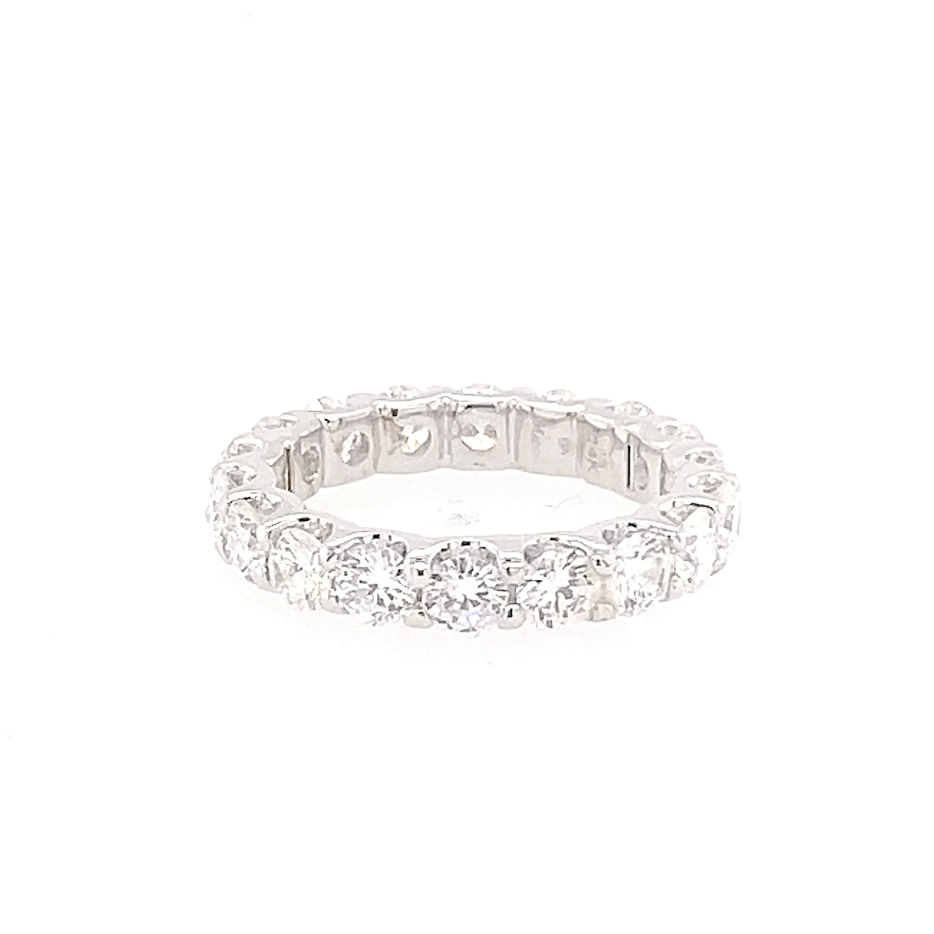 14k White Gold Diamond Eternity Band Size 5.25 TDW = 2.90 Ct / G Color / VS