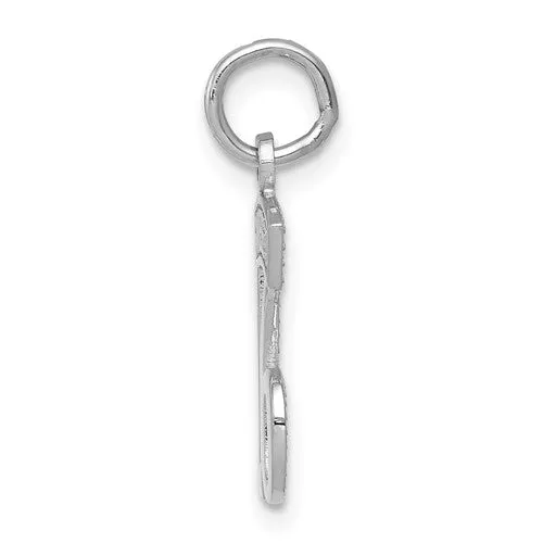 14K White Gold SWEET 16 Pendant
