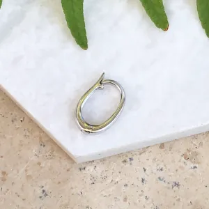14KT White Gold Small Pearl Enhancer 6mm