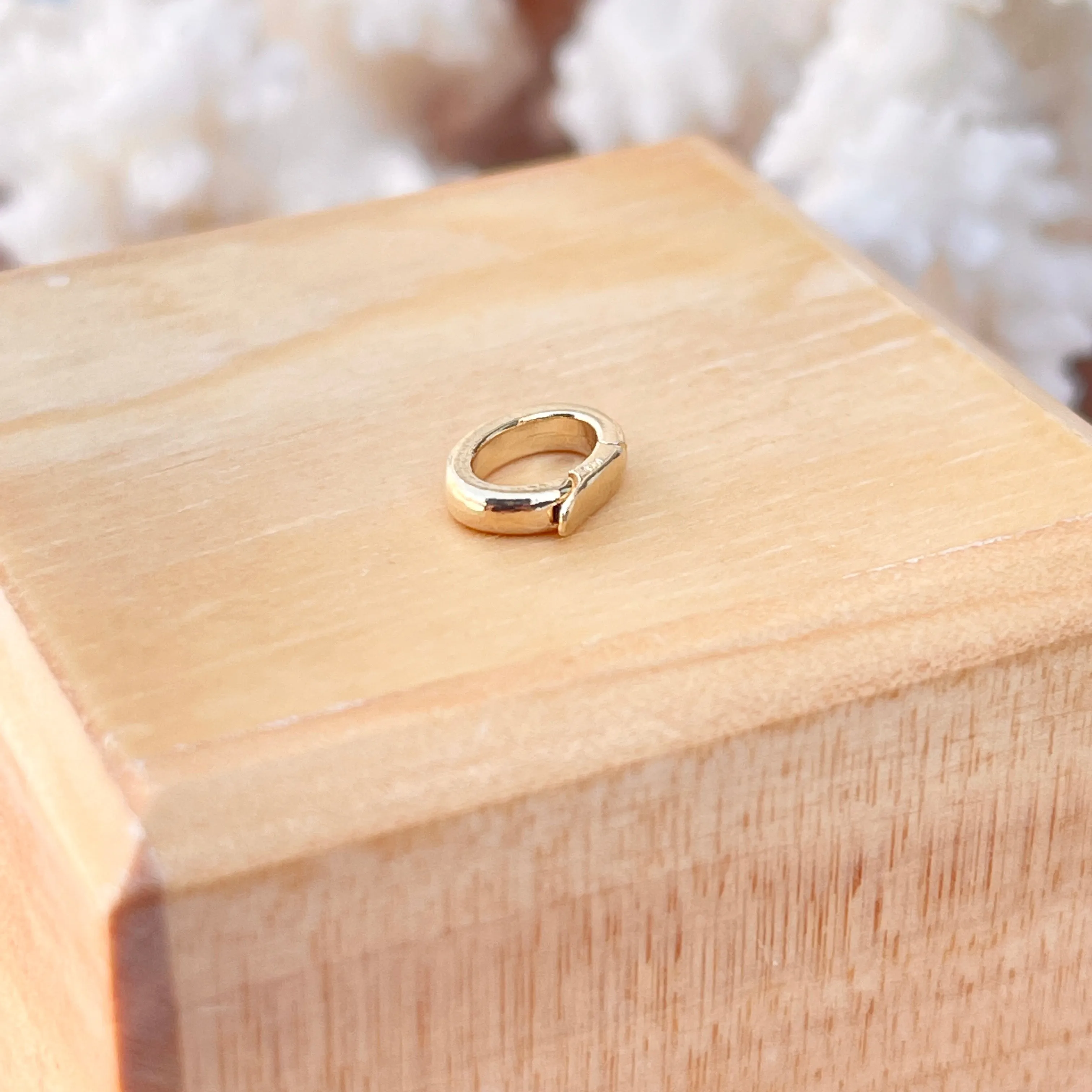 14KT Yellow Gold Small Bail Pendant Enhancer 3.5mm