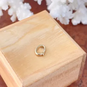 14KT Yellow Gold Small Bail Pendant Enhancer 3.5mm