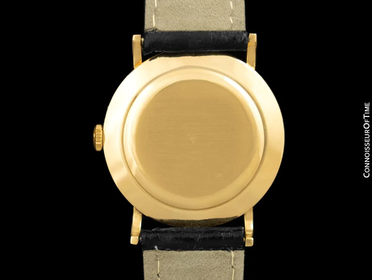 1959 Rolex Precision Full Size Vintage Mens Handwound Dress Watch - 18K Gold