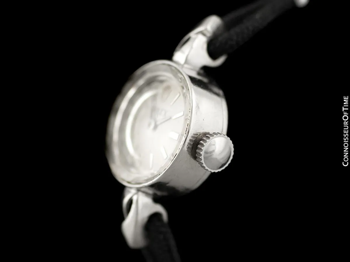 1960's Rolex Vintage Ladies Dress Watch - 14K White Gold