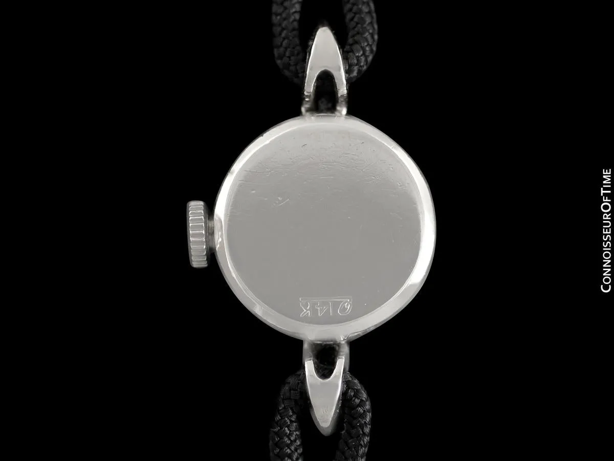1960's Rolex Vintage Ladies Dress Watch - 14K White Gold