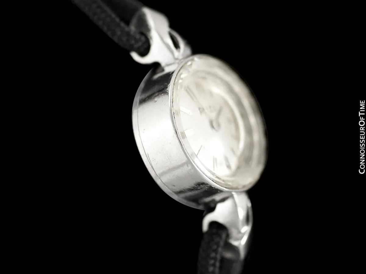 1960's Rolex Vintage Ladies Dress Watch - 14K White Gold