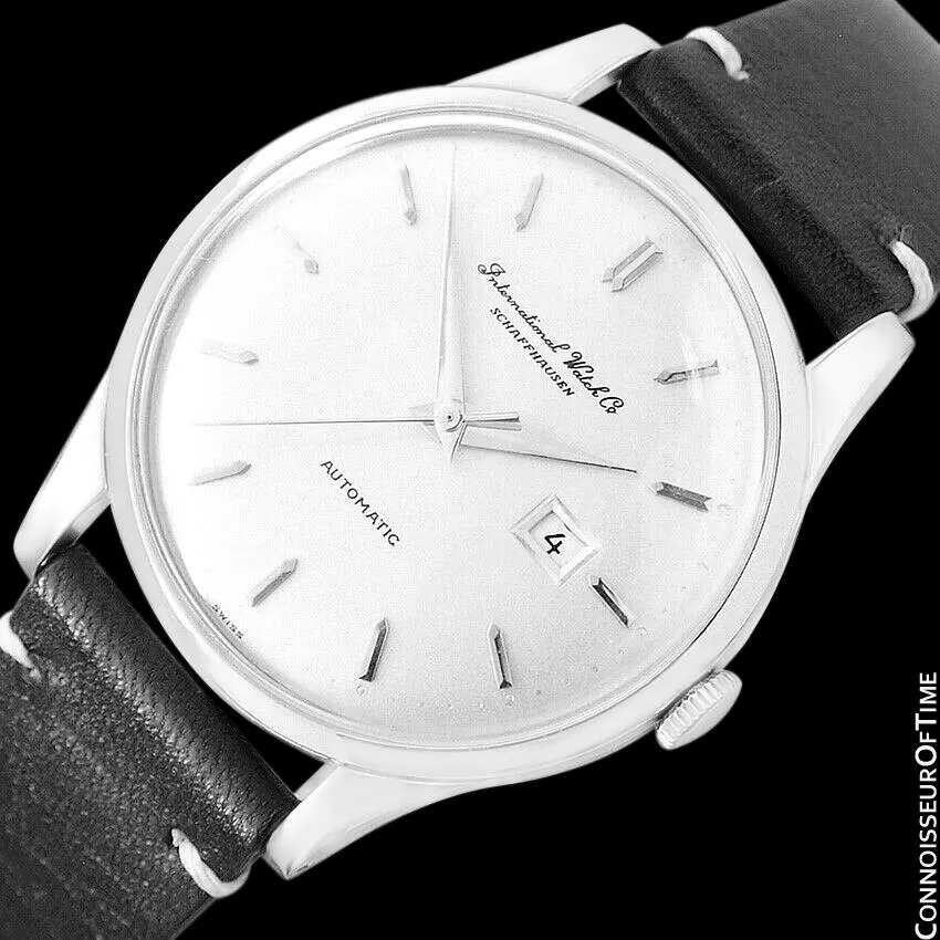 1963 IWC Vintage Mens Watch, Cal. 8531 Automatic with Date - Stainless Steel