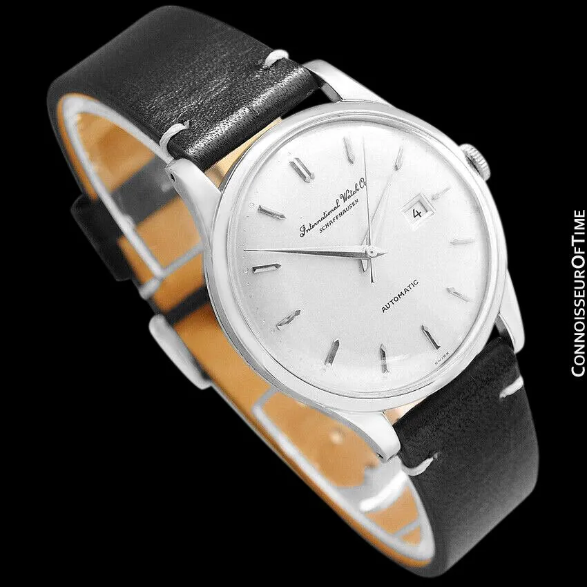 1963 IWC Vintage Mens Watch, Cal. 8531 Automatic with Date - Stainless Steel