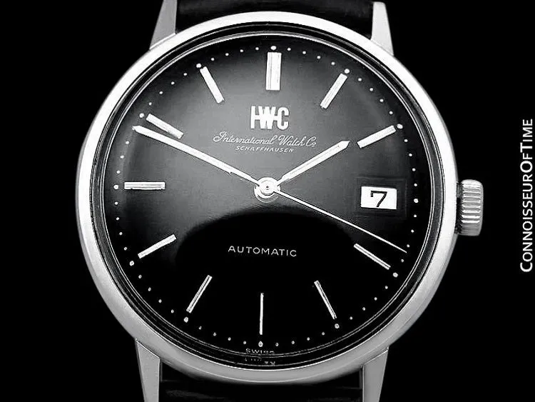 1970 IWC Vintage Mens Full Size Watch, Cal. 8541 Automatic with Date - Stainless Steel