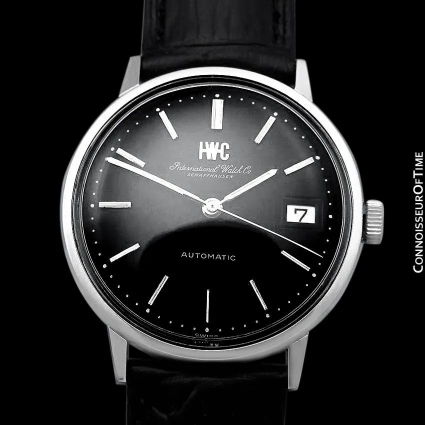1970 IWC Vintage Mens Full Size Watch, Cal. 8541 Automatic with Date - Stainless Steel