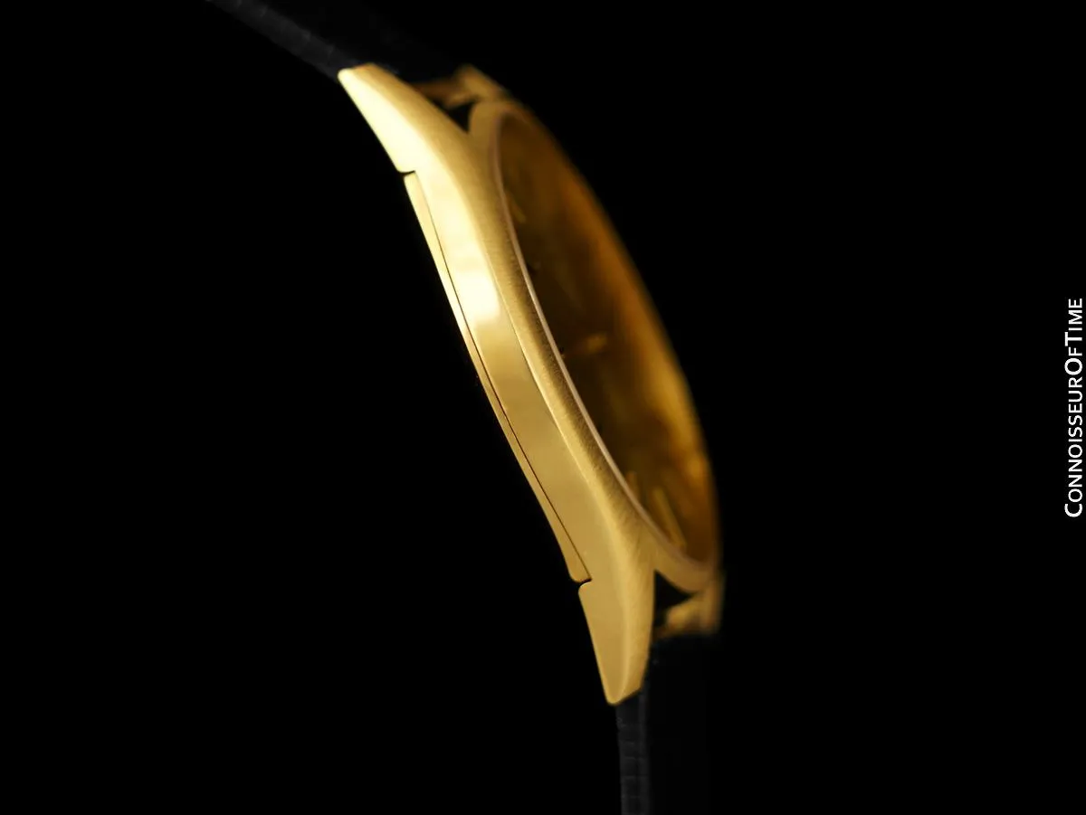 1973 Rolex Cellini Vintage Mens Handwound Dress Watch, Ref. 3804 - 18K Gold