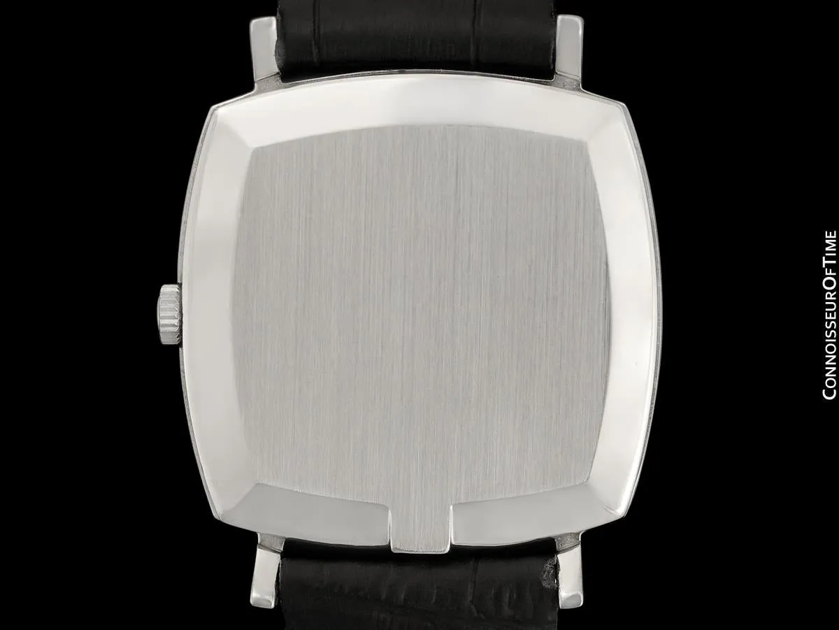 1975 Omega Geneve Vintage Mens Unisex Handwound Dress Watch with Disney's Pluto Dog - Stainless Steel