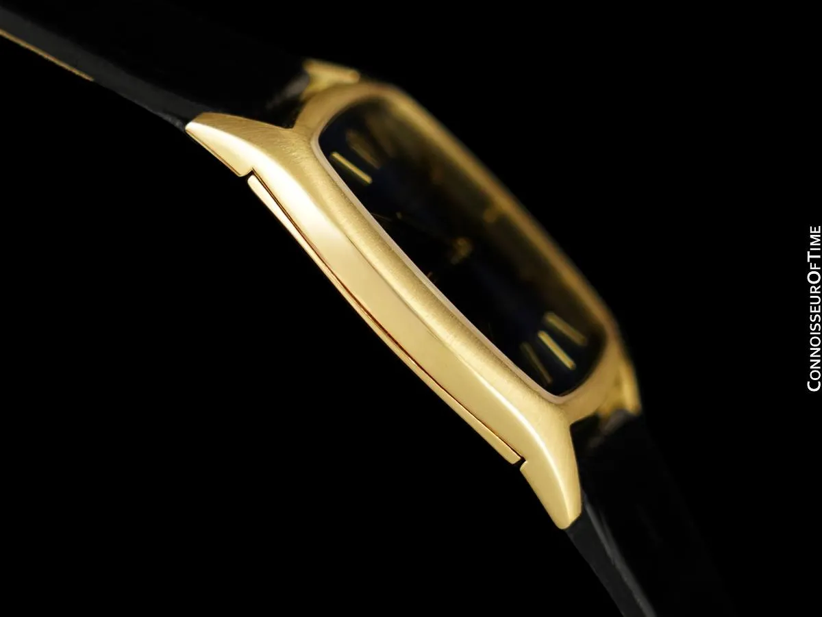 1976 Rolex Cellini Vintage Mens Handwound TV Shaped Dress Watch, Ref. 3805 - 18K Gold