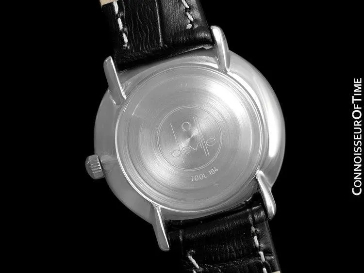 1980's Omega De Ville Vintage Mens Handwound Dress Watch - Stainless Steel