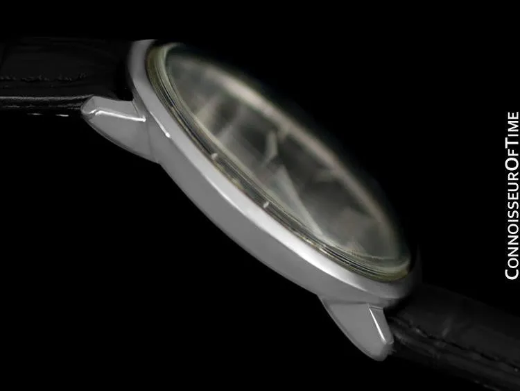 1980's Omega De Ville Vintage Mens Handwound Dress Watch - Stainless Steel