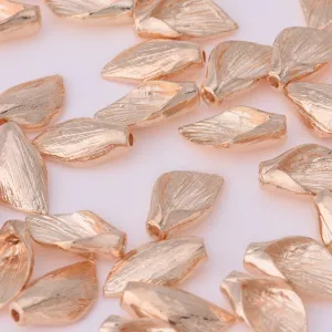 20 Gold  1.4*0.8 cm Charm Alloy Leafs Metal Pendant accessories Jewelry findings Diy Handmade Pendants