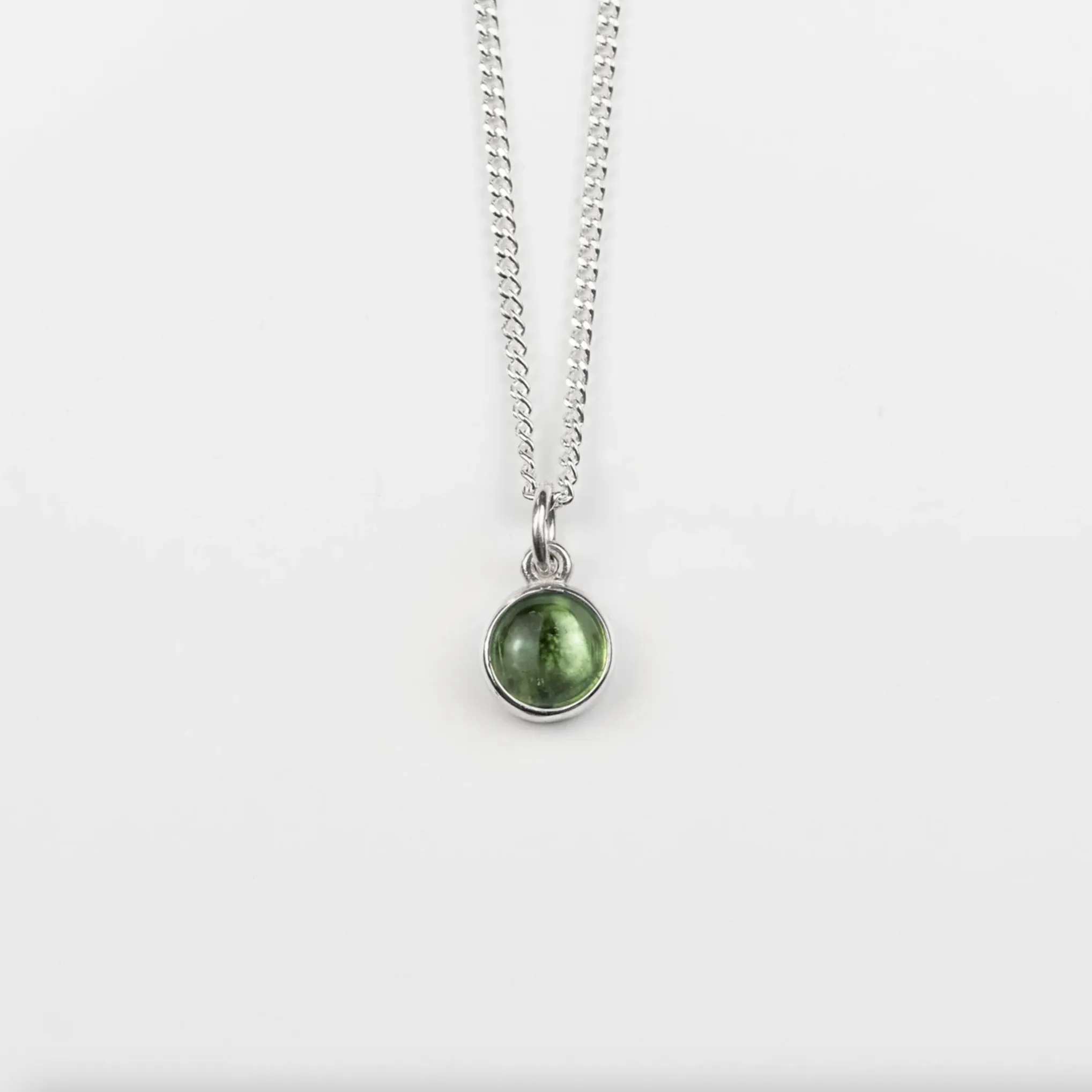 Alison Moore Green Tourmaline Gemstone Pendant