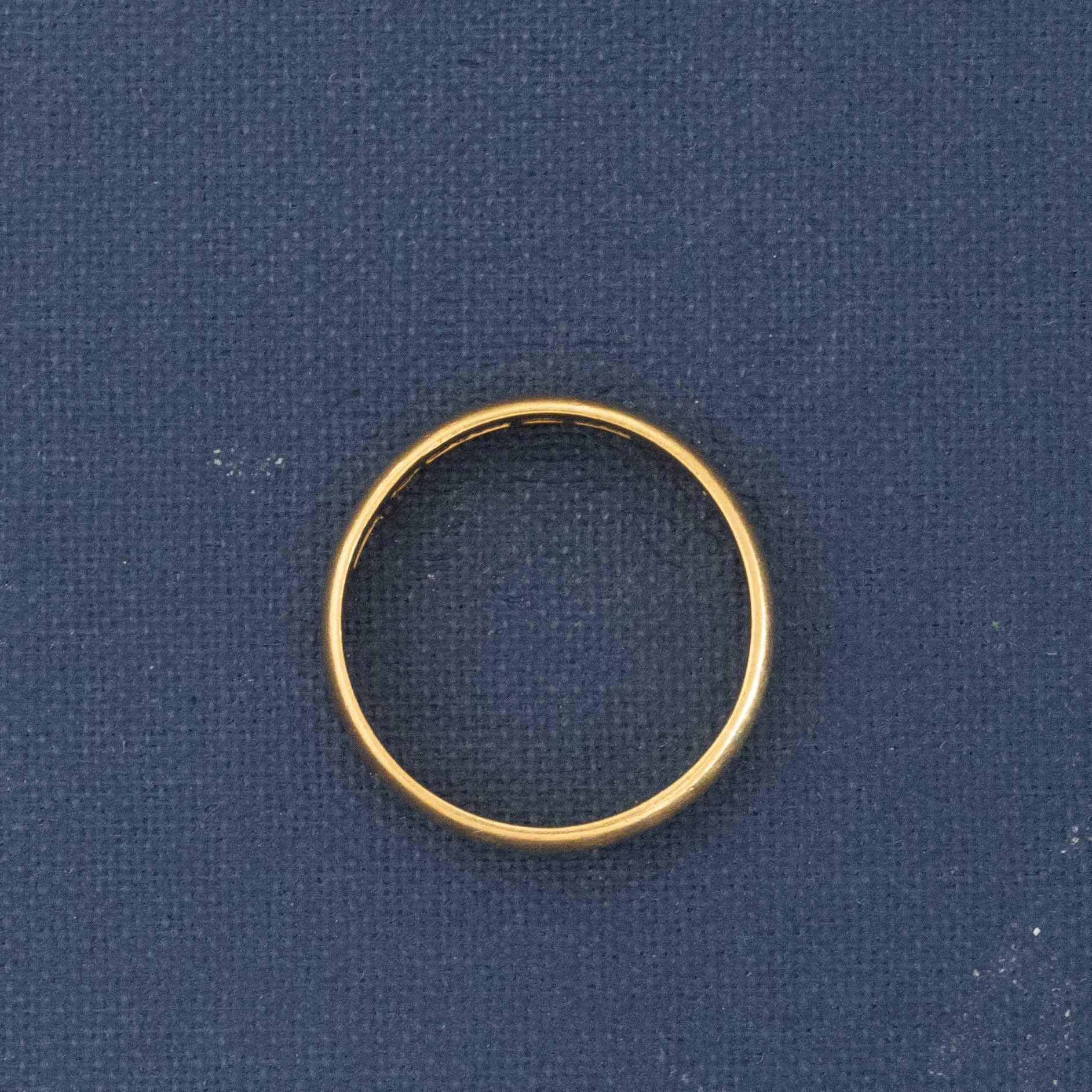 Antique 20kt Wedding Band, 3.65mm