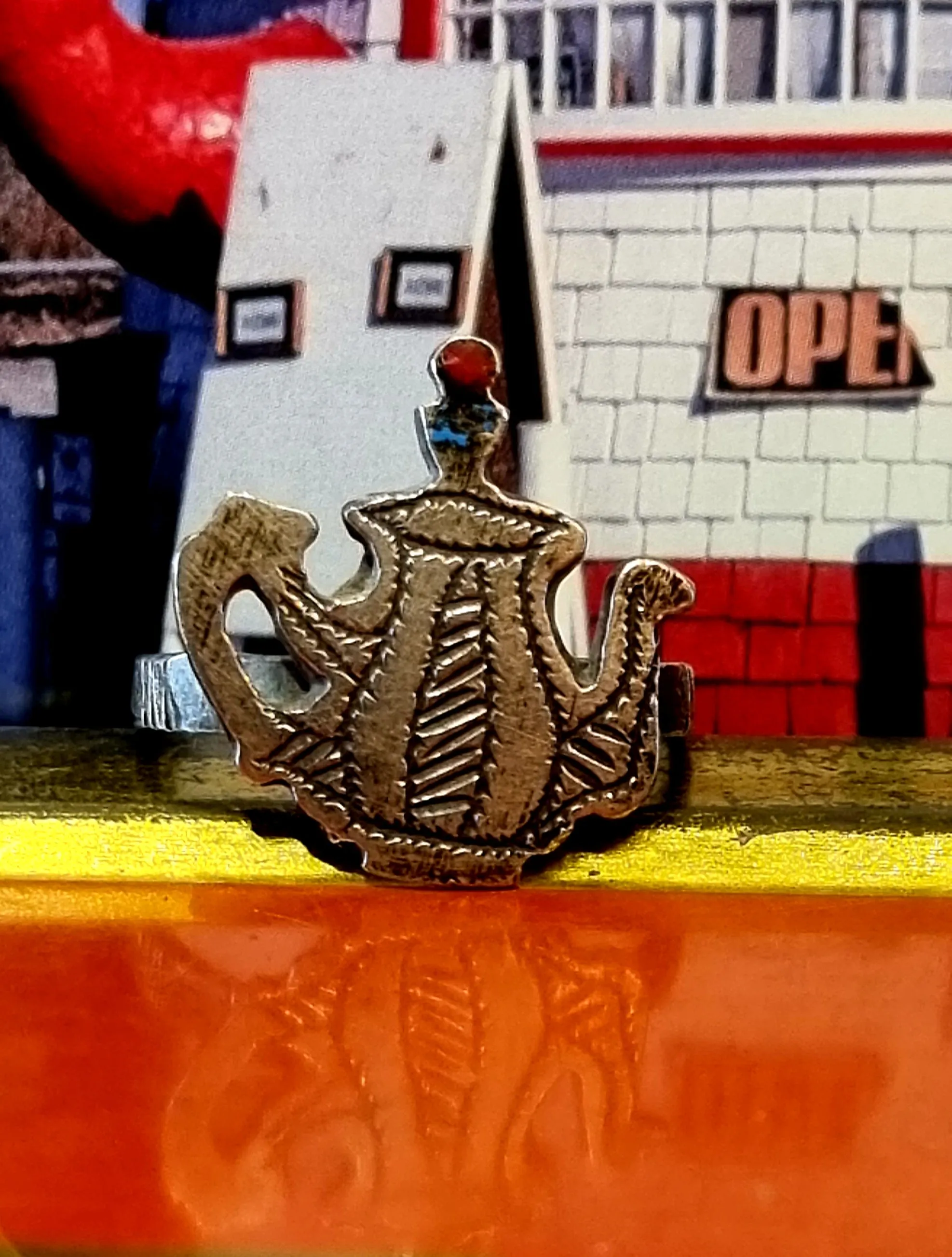Antique Berber teapot rings