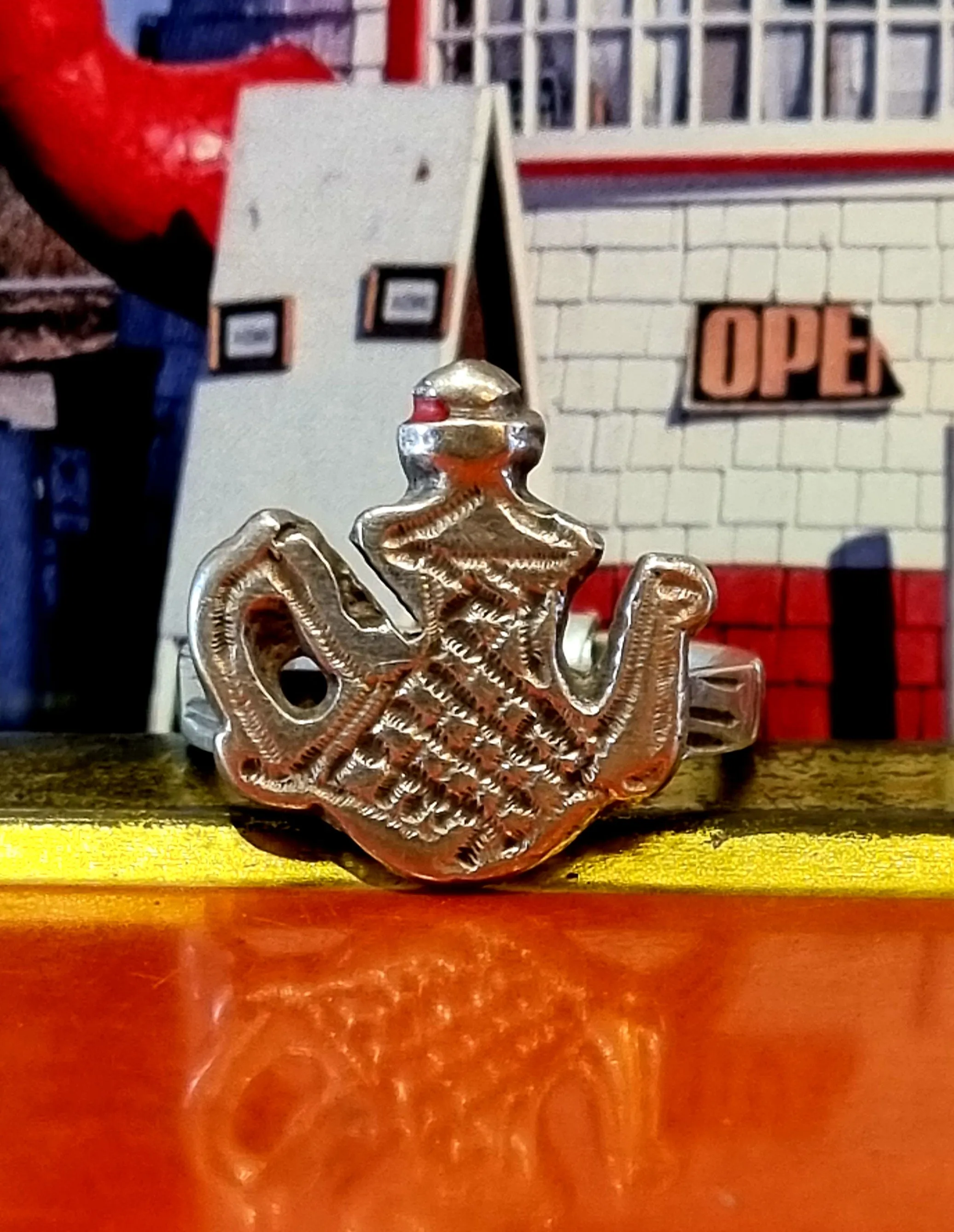 Antique Berber teapot rings