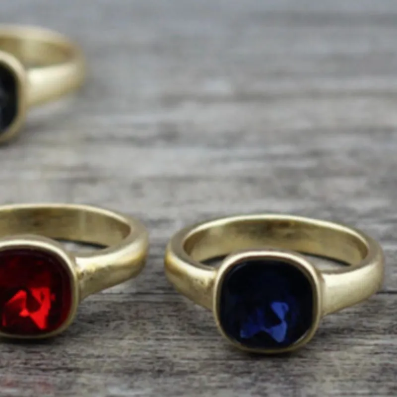 Antique Gold Anniverssary Ring Engagement For Women Jewelry
