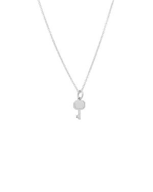 Anywhere Key Engravable Necklace - Sterling Silver