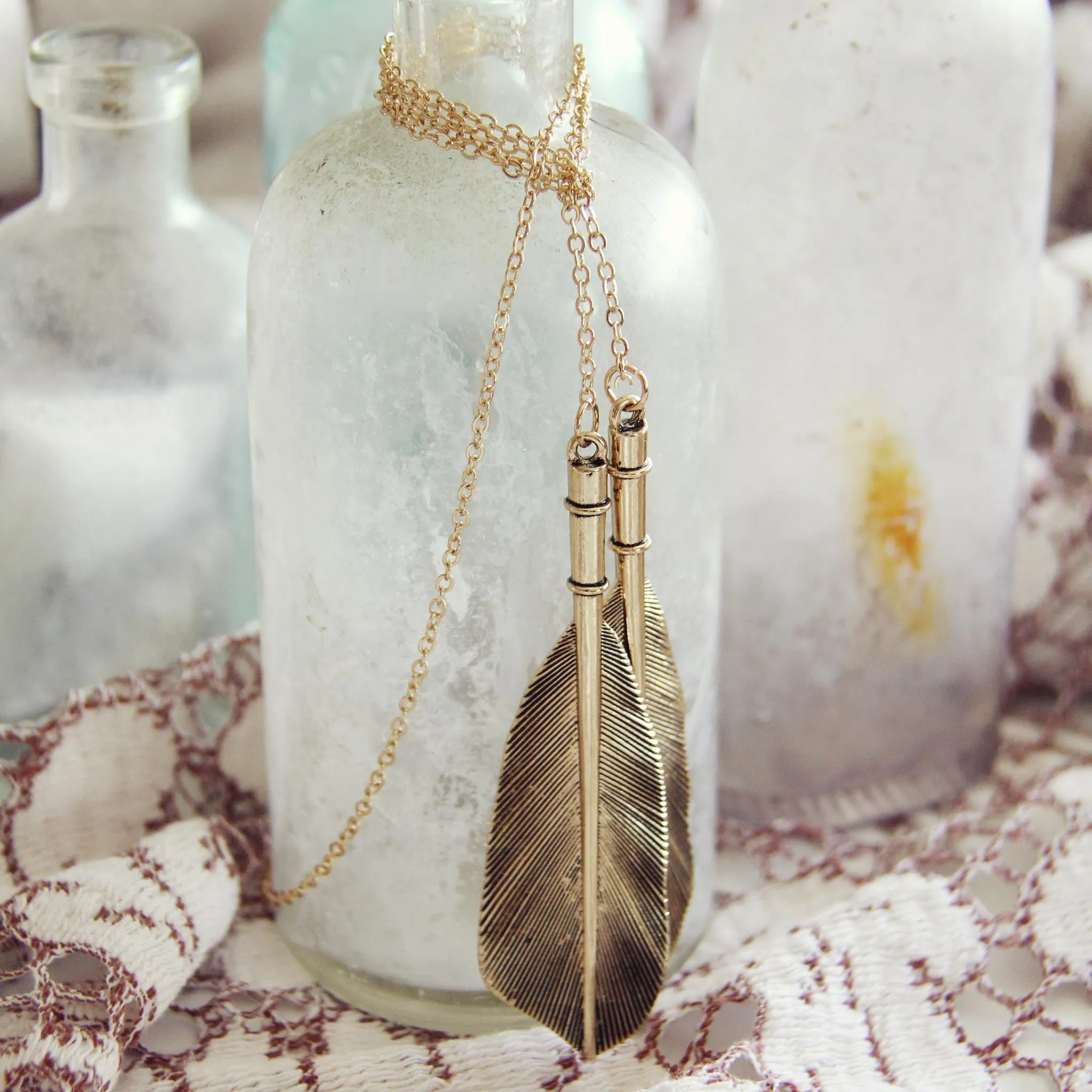 Arrow & Fletch Necklace