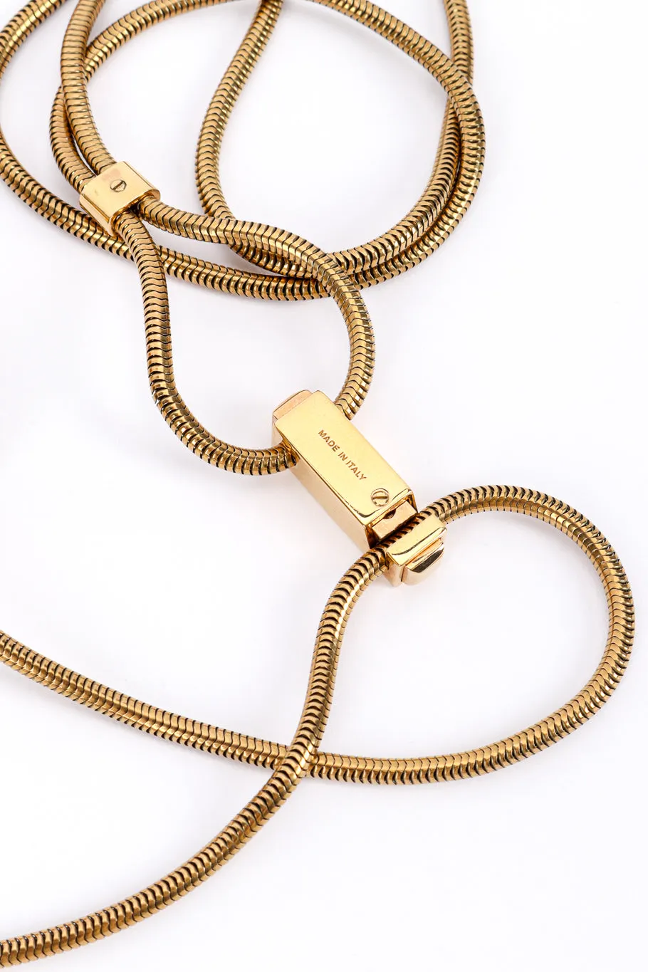 Barrel Pendant Lariat Necklace
