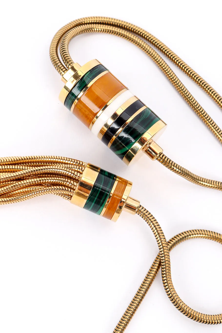 Barrel Pendant Lariat Necklace