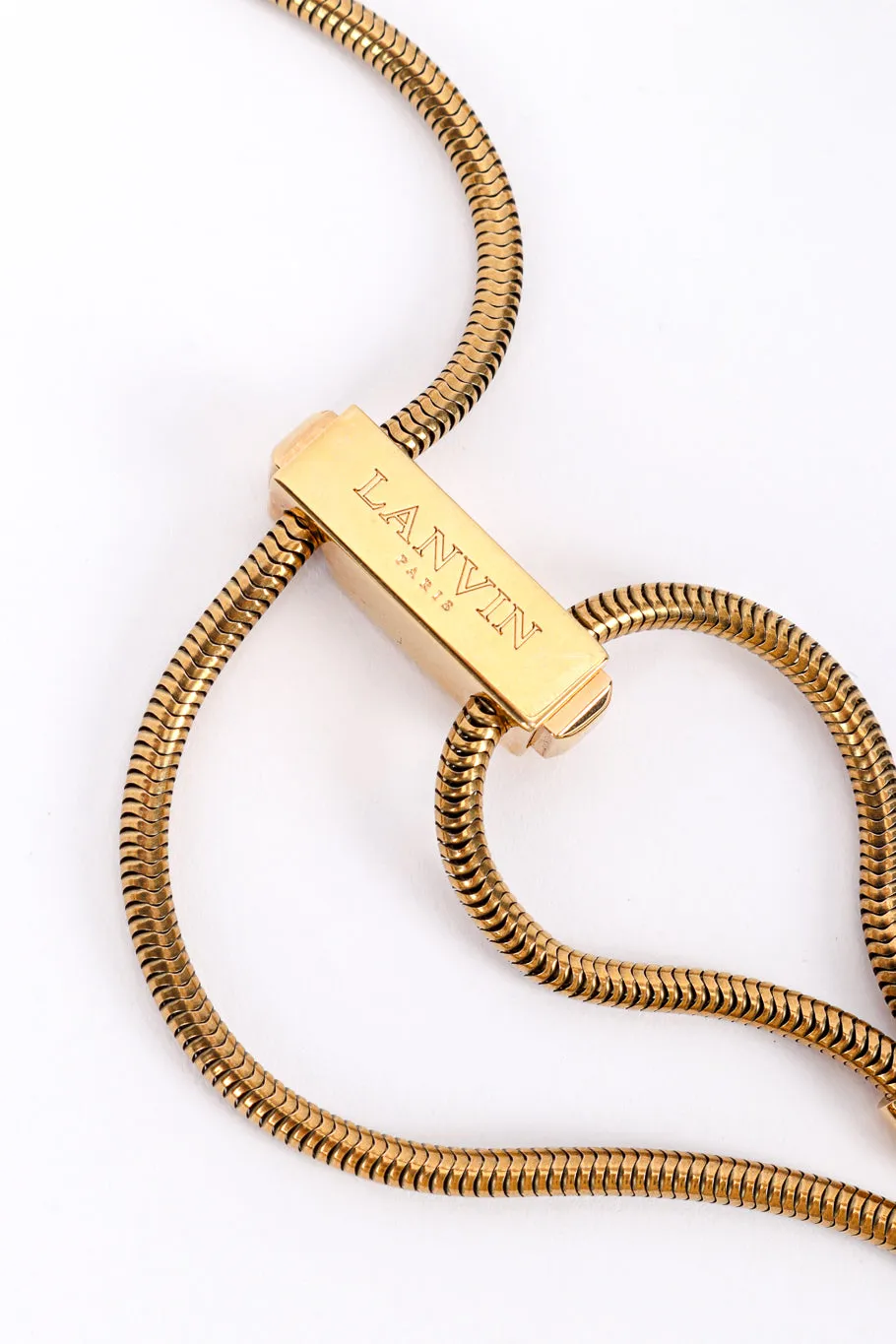 Barrel Pendant Lariat Necklace