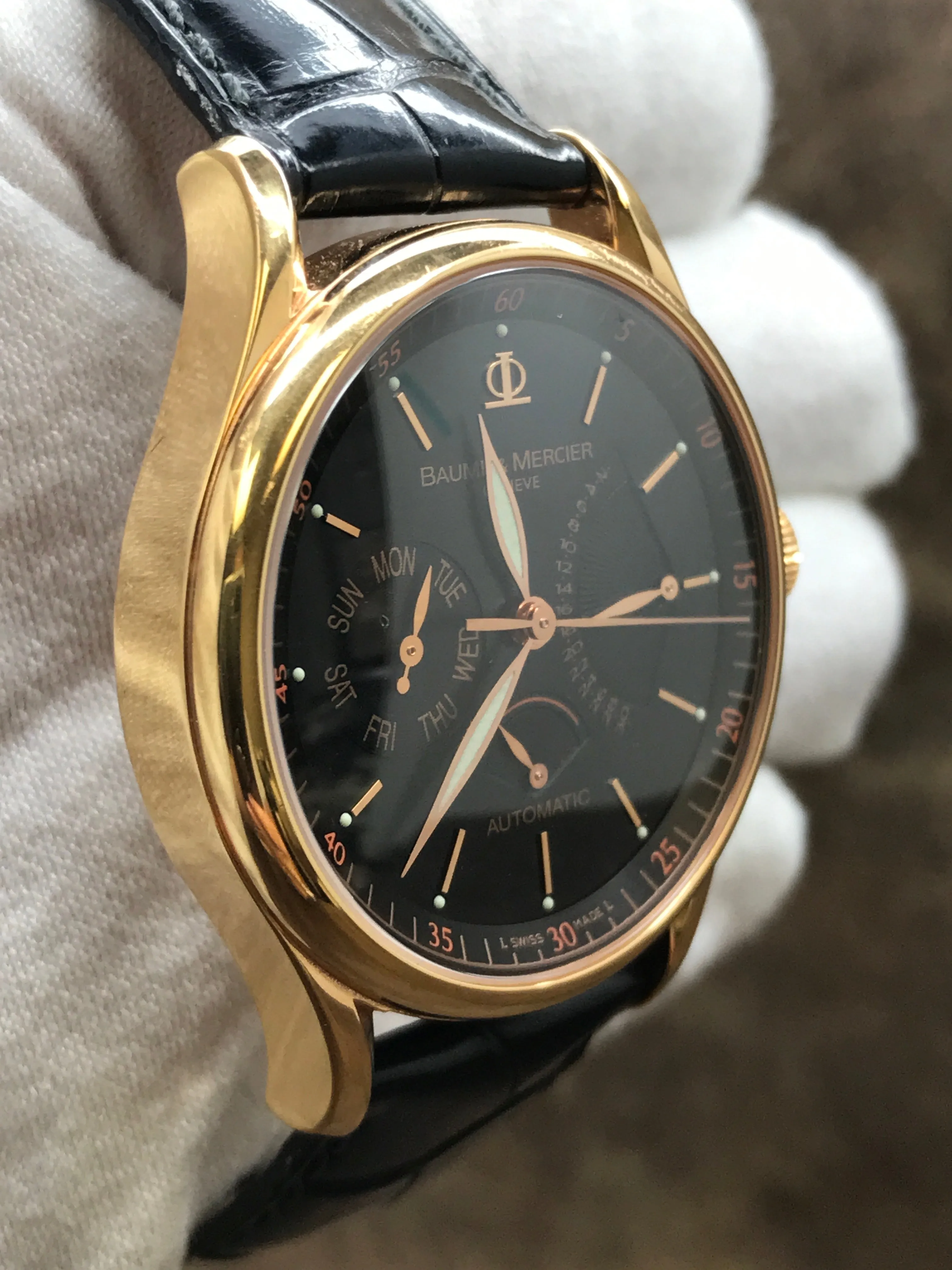 Baume & Mercier Classima Executive M0A08737 Black Dial Automatic Men's Watch