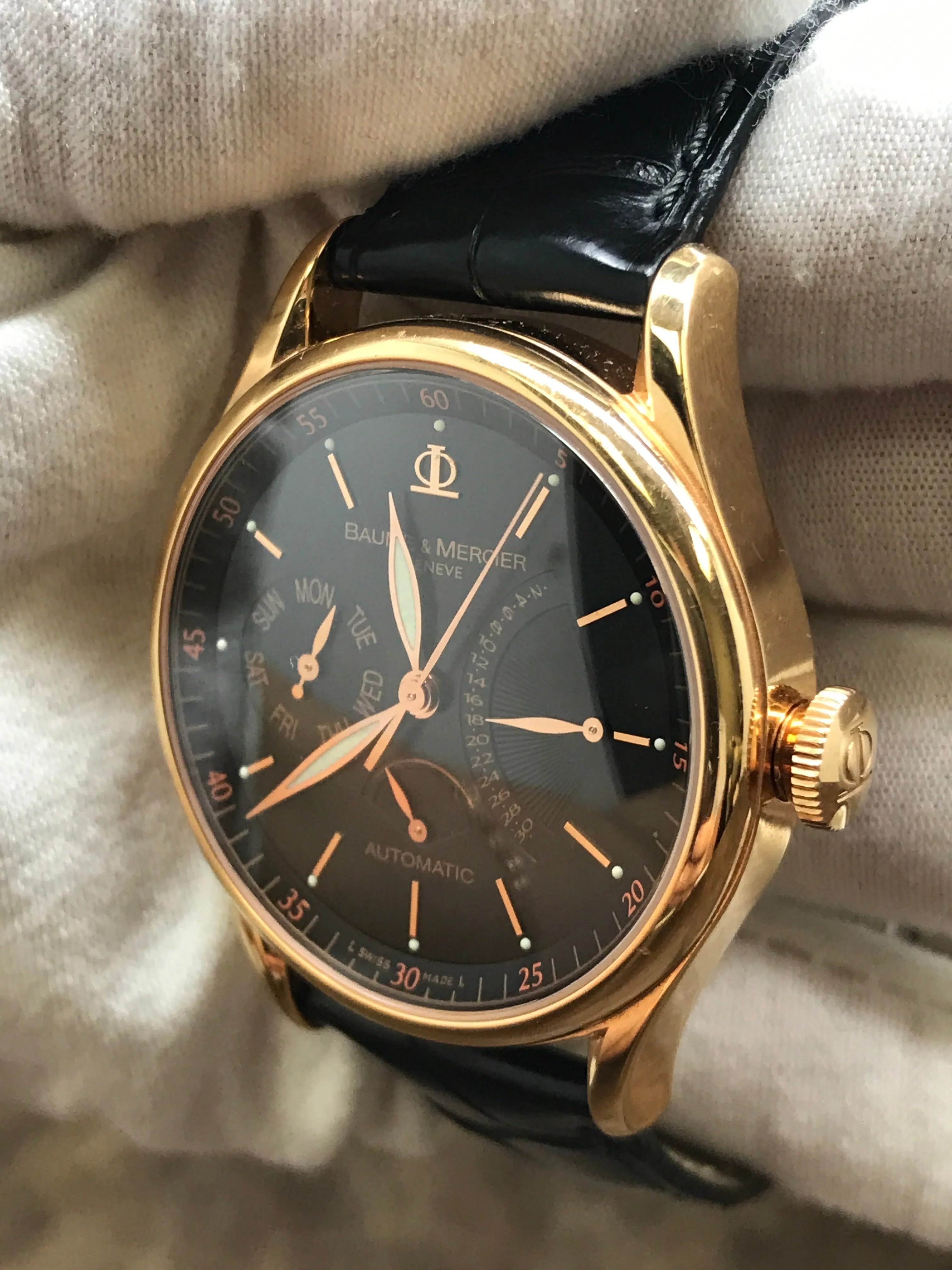 Baume & Mercier Classima Executive M0A08737 Black Dial Automatic Men's Watch