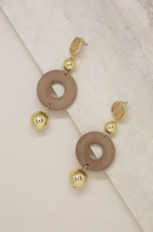 Beachwood 18k Gold Plated Statement Earrings