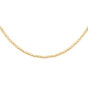 Beaded Adjustable Choker 14K