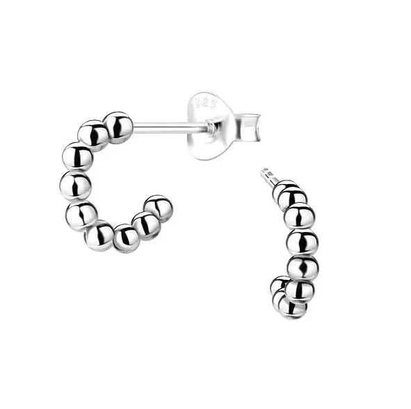 Beaded Hoop Earrings