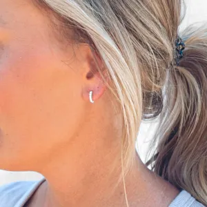 Beaded Hoop Earrings