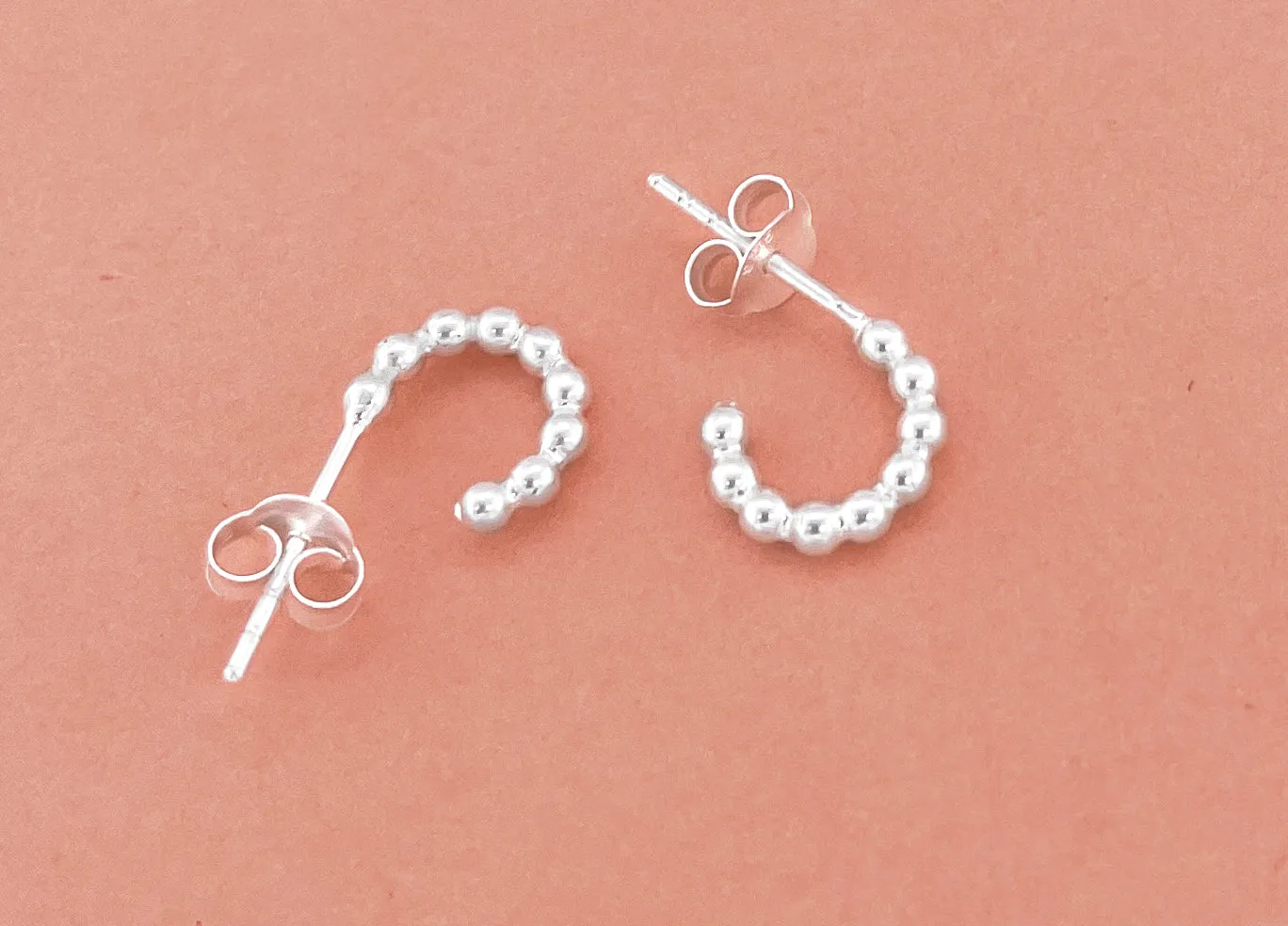 Beaded Hoop Earrings
