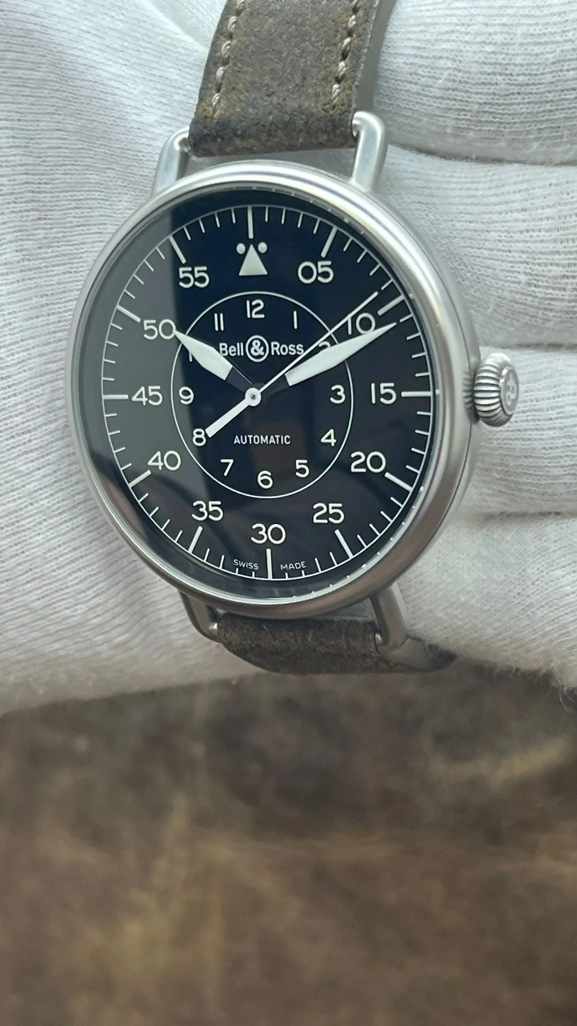Bell & Ross WW1 MILITARY 45mm WW192 Black Dial Automatic Men's Watch