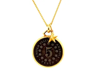 Bondanza United States Shield Coin Pendant