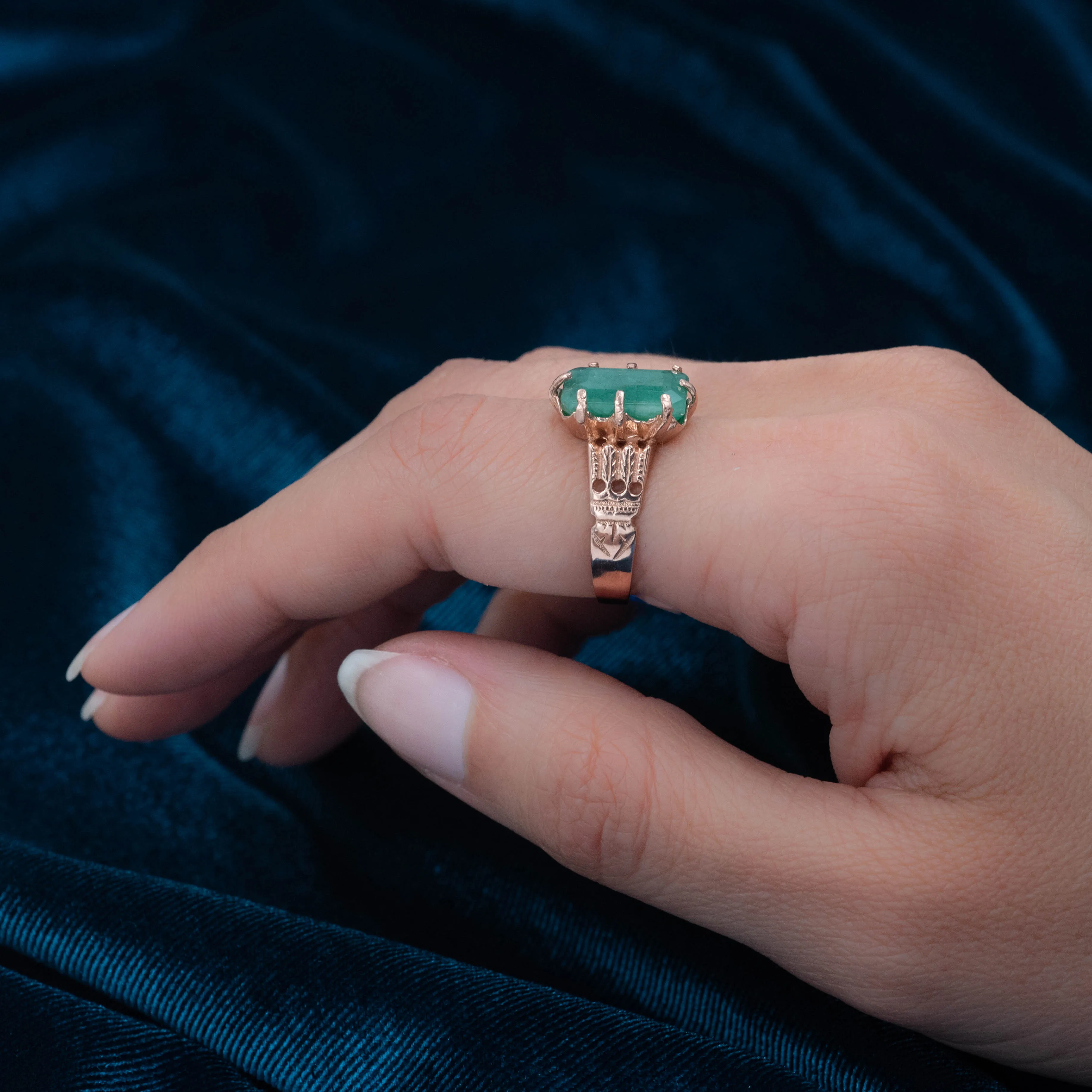 Brazilian Emerald Ring c1870