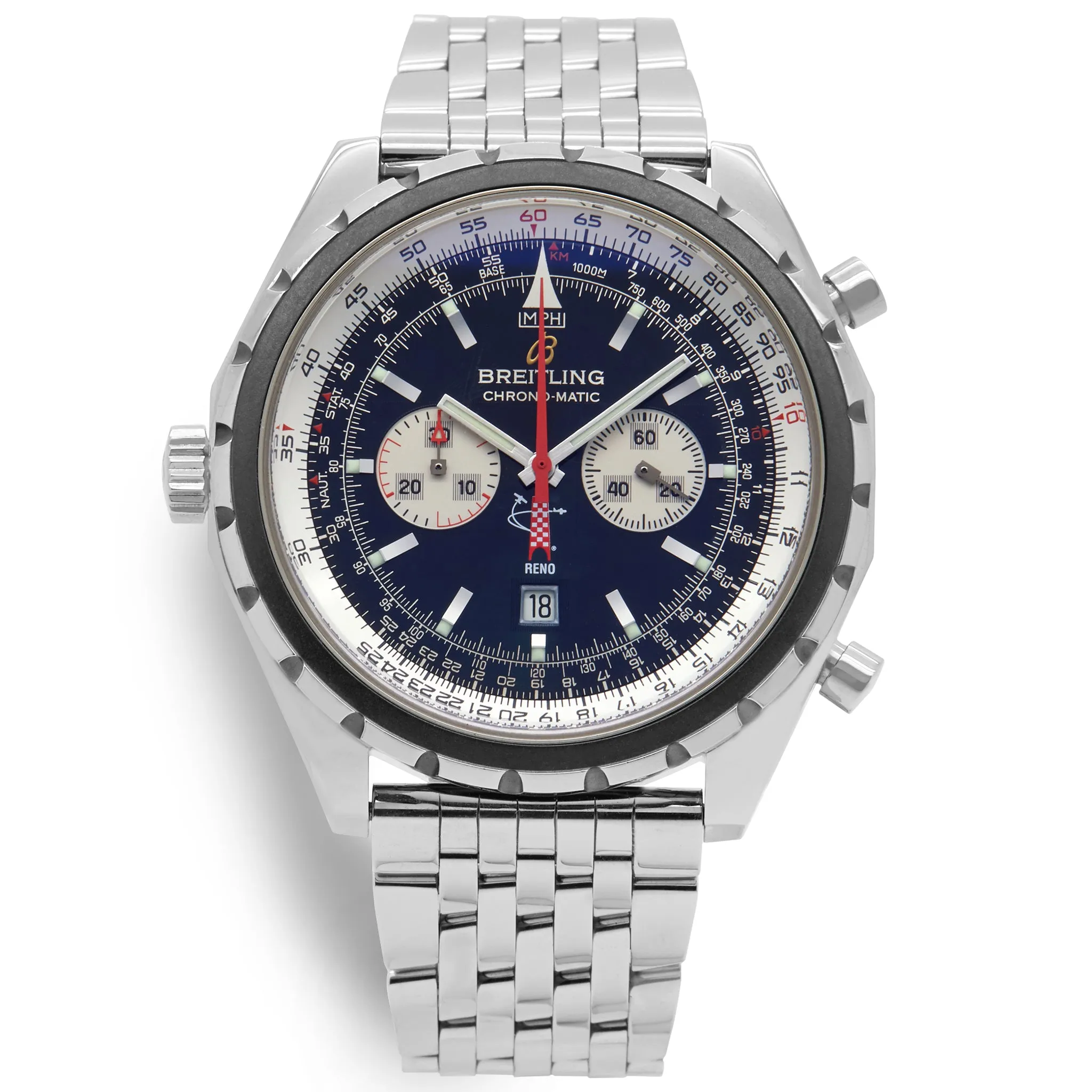 Breitling Chronomatic Special Edition A41360 Black Dial Automatic Men's Watch