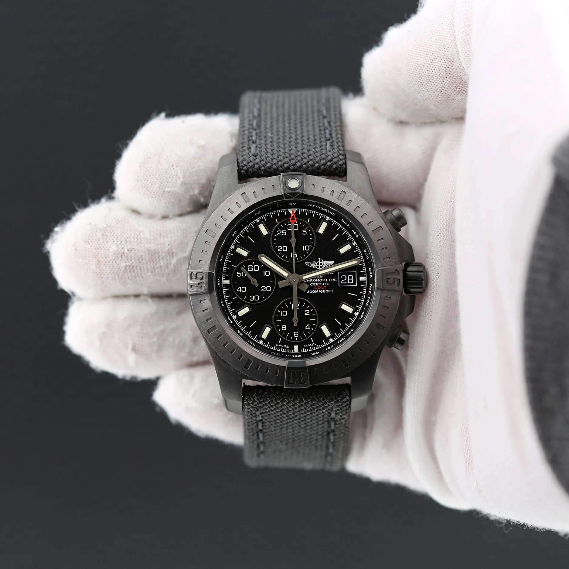 Breitling Colt Chronograph M1338810 Black Dial Automatic Men's Watch