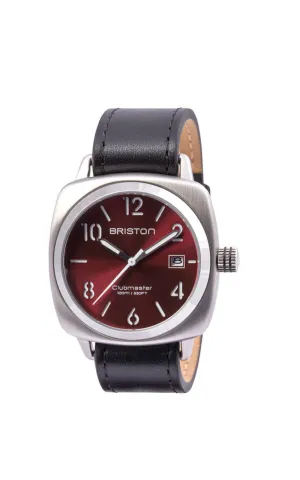 Briston Clubmaster Classic Steel HMS Red Sunray Dial 40mm