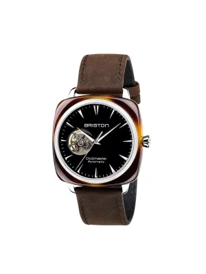 Briston Clubmaster Iconic Acetate Automatic HMS Date Black Dial Opening 40mm