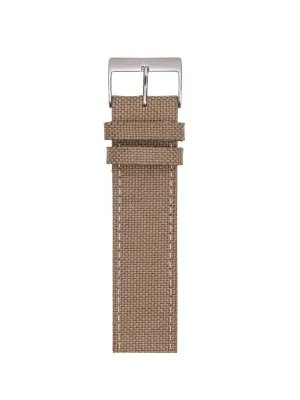 Briston Leather Canvas Strap Khaki 20mm