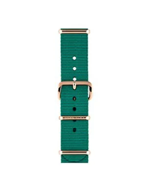 Briston Nato Strap Mint Rose Gold 18mm