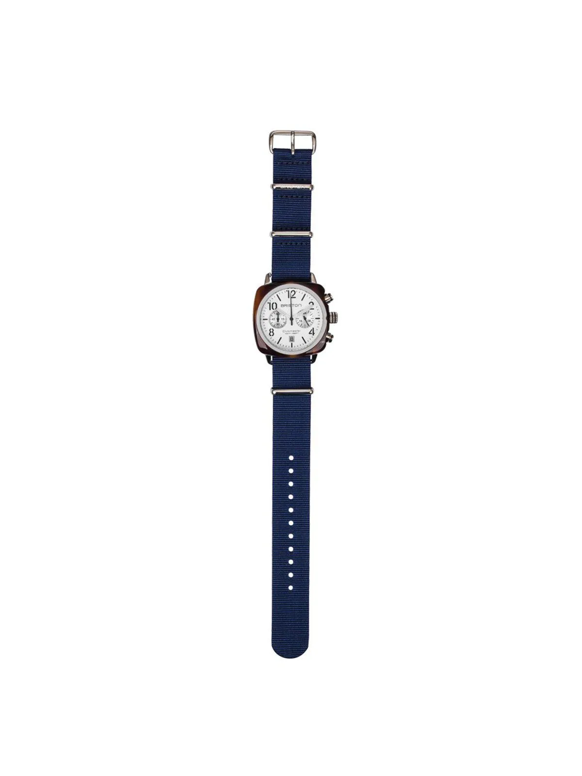 Briston Nato Strap Navy Blue Rose Gold 20mm