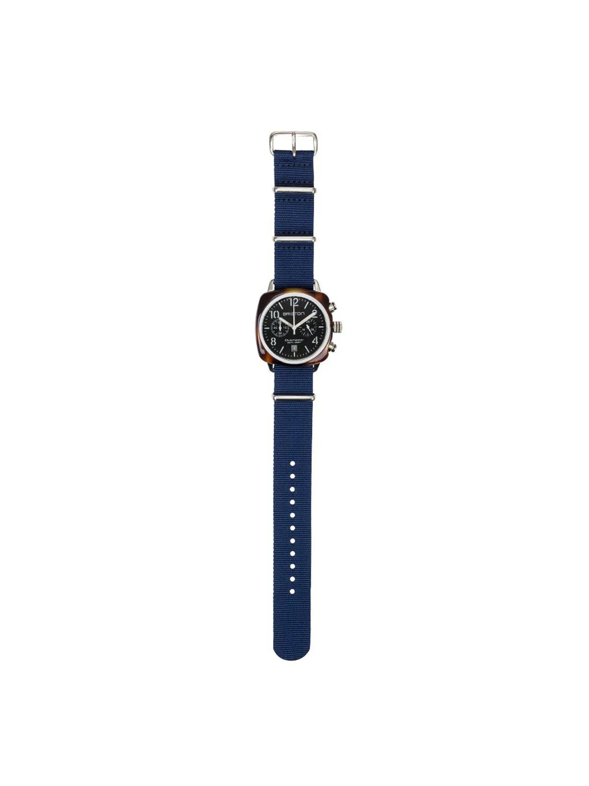 Briston Nato Strap Navy Blue Rose Gold 20mm